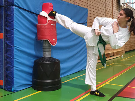 Kinder beim Taekwondo-Training